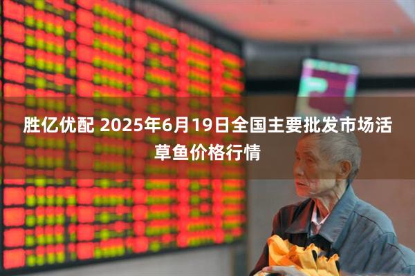 胜亿优配 2025年6月19日全国主要批发市场活草鱼价格行情