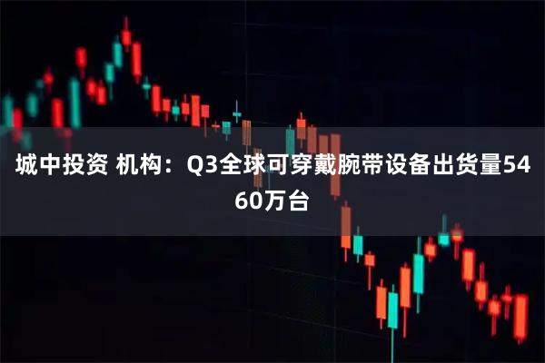 城中投资 机构：Q3全球可穿戴腕带设备出货量5460万台