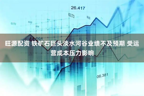 旺源配资 铁矿石巨头淡水河谷业绩不及预期 受运营成本压力影响